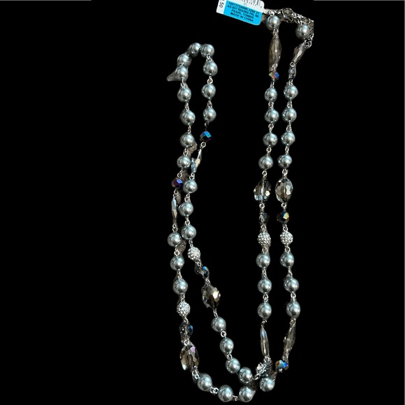 Silver Gray Necklace - Picture 1 of 5